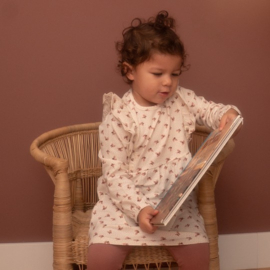 Dirkje 2-delige set jurk met legging Antique white