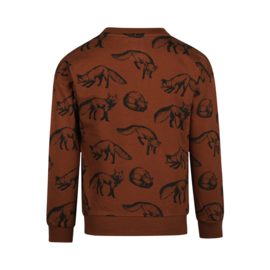 Koko Noko sweater dropped shoulder brown