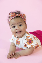 Feetje t-shirt aop wit Love Peace Aloha