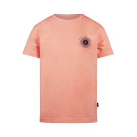 No Way Monday t-shirt neon coral