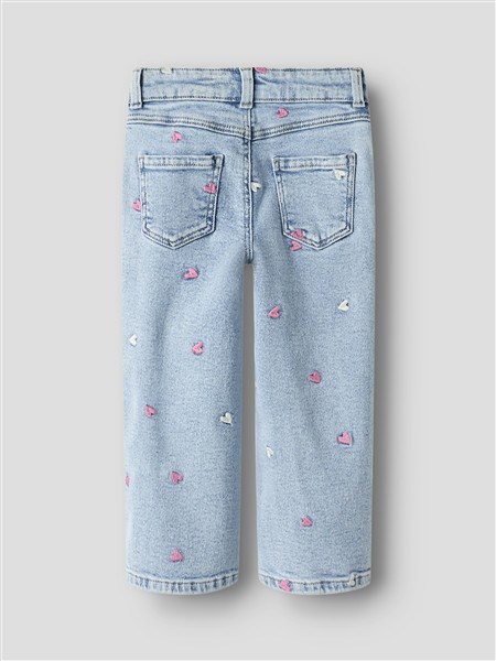 Name It Frose wide jeans light blue bleached