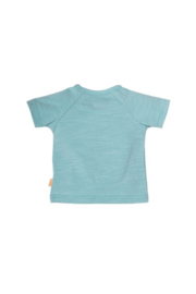 Bess t-shirt pocket aqua