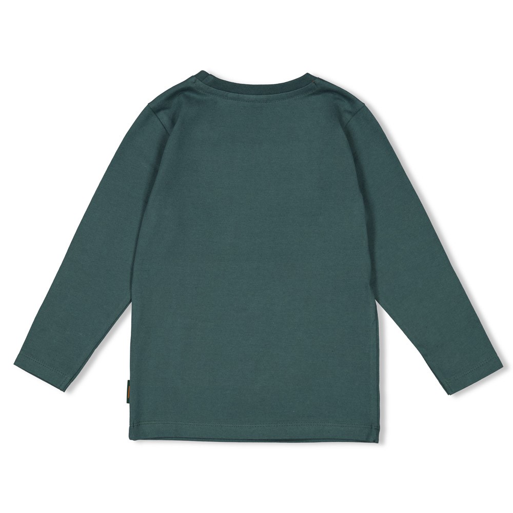 Sturdy longsleeve petrol Chasing Trails