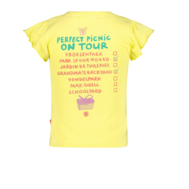 Jubel t-shirt geel Picknick Perfect