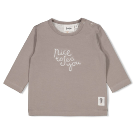 Feetje longsleeve grijs Sea sweeties