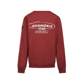 No Way Monday sweater Burnt russet