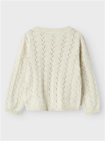 Name It Bani knit cardigan peyote melange