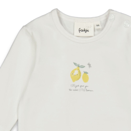 Feetje longsleeve wit "Lemons"