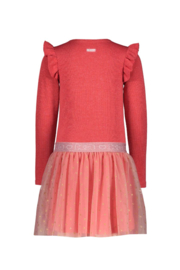 B.nosy X K3 dress layer mesh skirt passion pink
