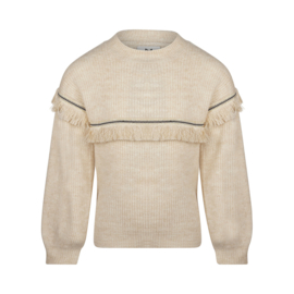 Koko noko sweater dropped shoulder offwhite