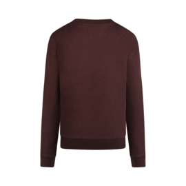 No Way Monday sweater dropped shoulder eggplant