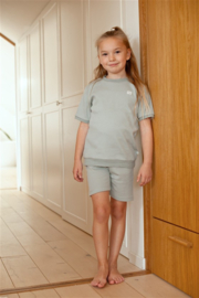 Feetje Wafel shortama summer special zeegroen