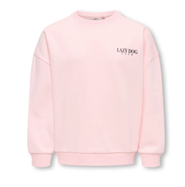 Kids ONLY sweater Bila chalk pink lazy dog
