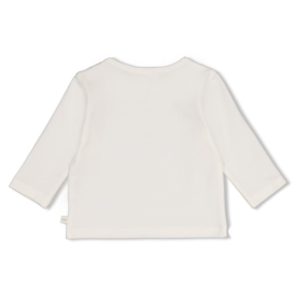 Feetje longsleeve offwhite Over the Moon for you