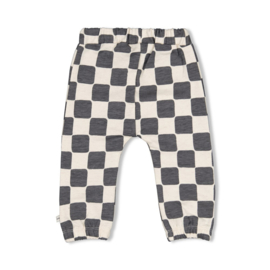 Feetje geruite broek antraciet Pasta Party
