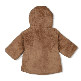Feetje teddyjasje met capuchon omkeerbaar Hedge Hugs