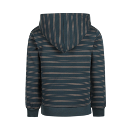 Koko Noko sweater with hood steel blue