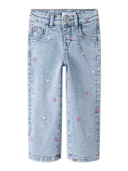 Name It Frose wide jeans light blue bleached