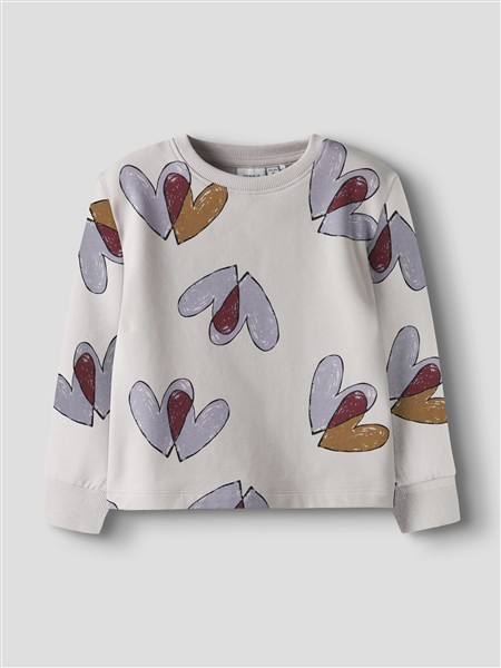 Name It Teart sweater brushed peyote melange