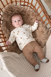 Feetje sweater aop relaxed fit offwhite Tiny Timber Tales