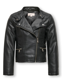 Kids ONLY fake leather jacket kogFREYA