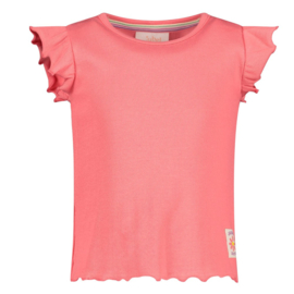 Jubel t-shirt rib koraal Picknick Perfect