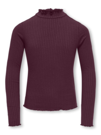 Kids ONLY longsleeve rib kogFransiska fig