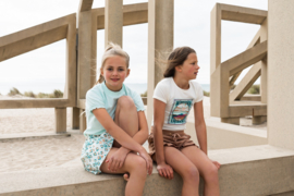 No Way Monday skort light aqua