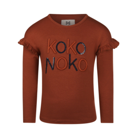Koko noko t-shirt cognac