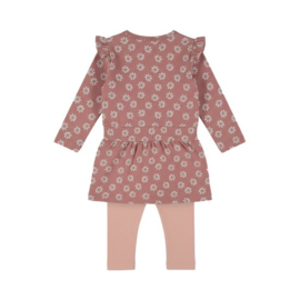 Dirkje 2-delige set jurk met legging Burlwood