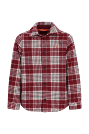 Tygo & Vito overshirt Onno merlot blouse