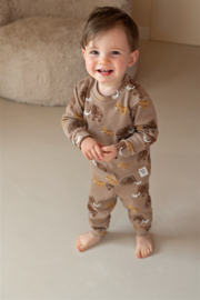 Feetje premium sleepwear rib pyjama Milo Mammoth taupe