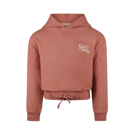 Koko Noko sweater dropped shoulder dark old pink