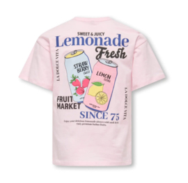 Kids ONLY t-shirt Cana Barely Pink