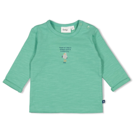 Feetje longsleeve groen Seaside Happines