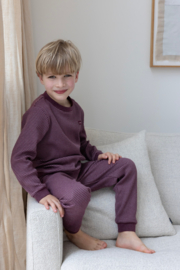 Feetje Wafel pyjama autumn special wijn melange