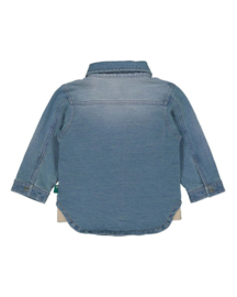 Bess blouse jog denim stone washed