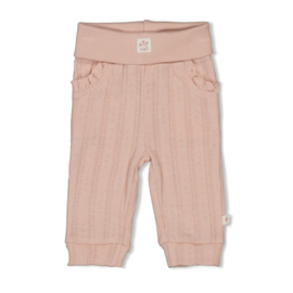 Feetje broek pointelle rib Delicate Flower