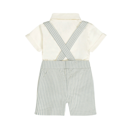 Dirkje 2-delige set dungarees t-shirt