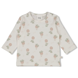 Feetje longsleeve offwhite aop Elephant