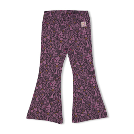 Jubel flared broek aop Forest Fancy