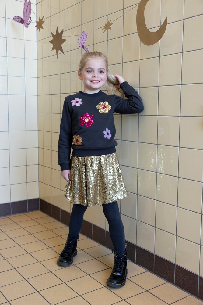 Jubel pailletten rok goud Shine Bright