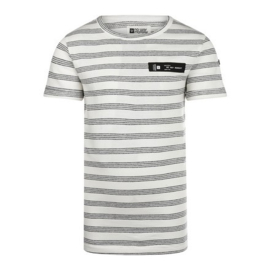 No Way Monday t-shirt stripe white