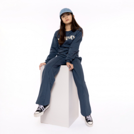 No Way Monday sweater dropped shoulder navy