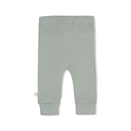 Feetje broek rib zeegroen Penguin Cuddles