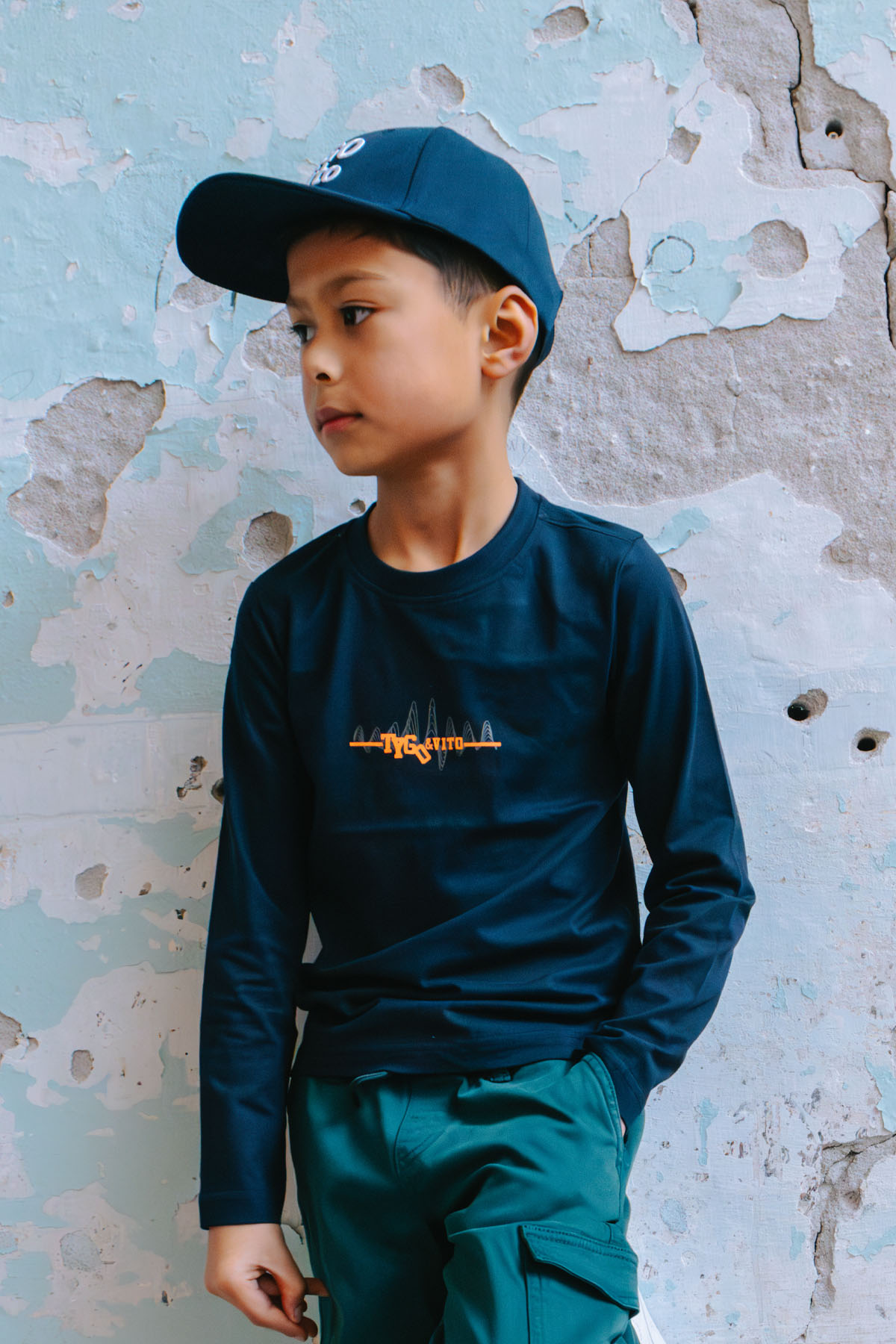 Tygo & Vito longsleeve Mees navy