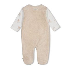 Feetje 2-delig boxpakje taupe melange The Cuddle company