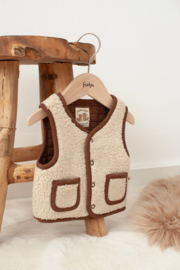 Feetje omkeerbaar teddygilet Tiny Timber Tales