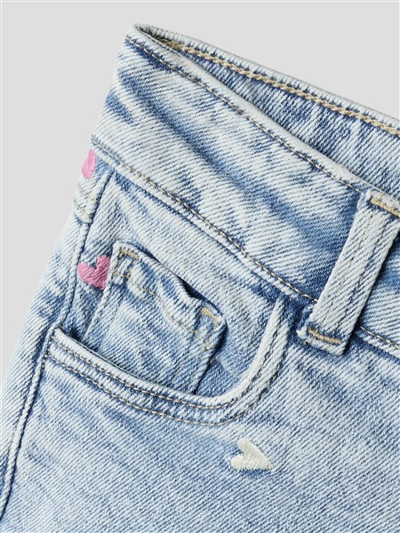 Name It Frose wide jeans light blue bleached