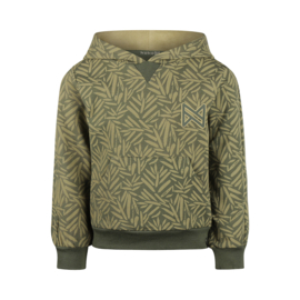 Koko Noko sweater with hood army green